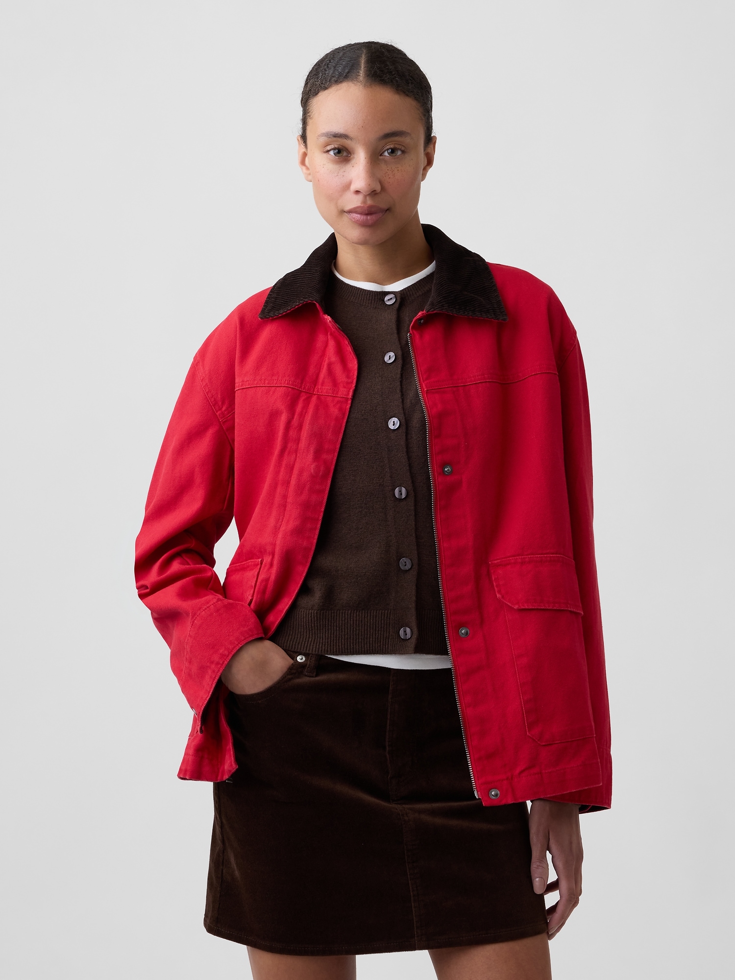 Relaxed Canvas Barn Jacket