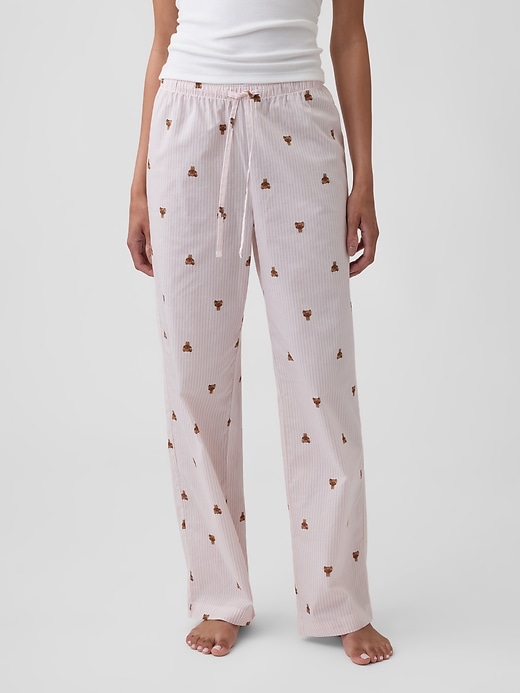 Image number 3 showing, Poplin PJ Pants