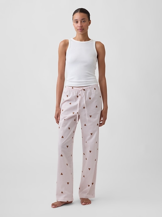Image number 1 showing, Poplin PJ Pants