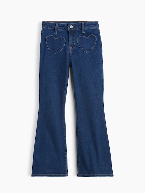 Kids High Rise '70s Flare Jeans