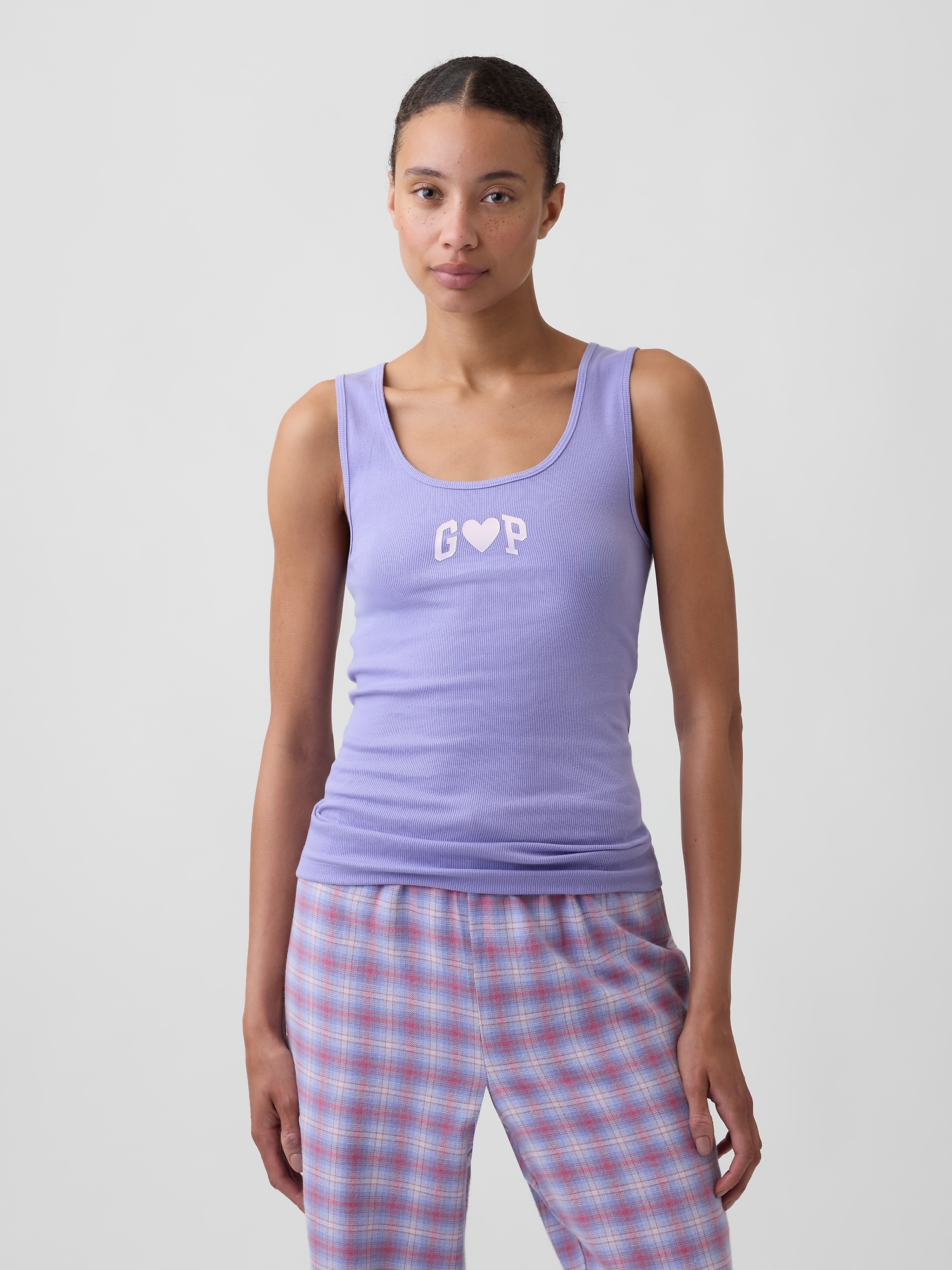 Gap Logo Ribbed Tank Top