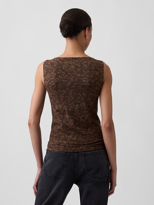Image number 2 showing, Sleeveless Boatneck Tank Top