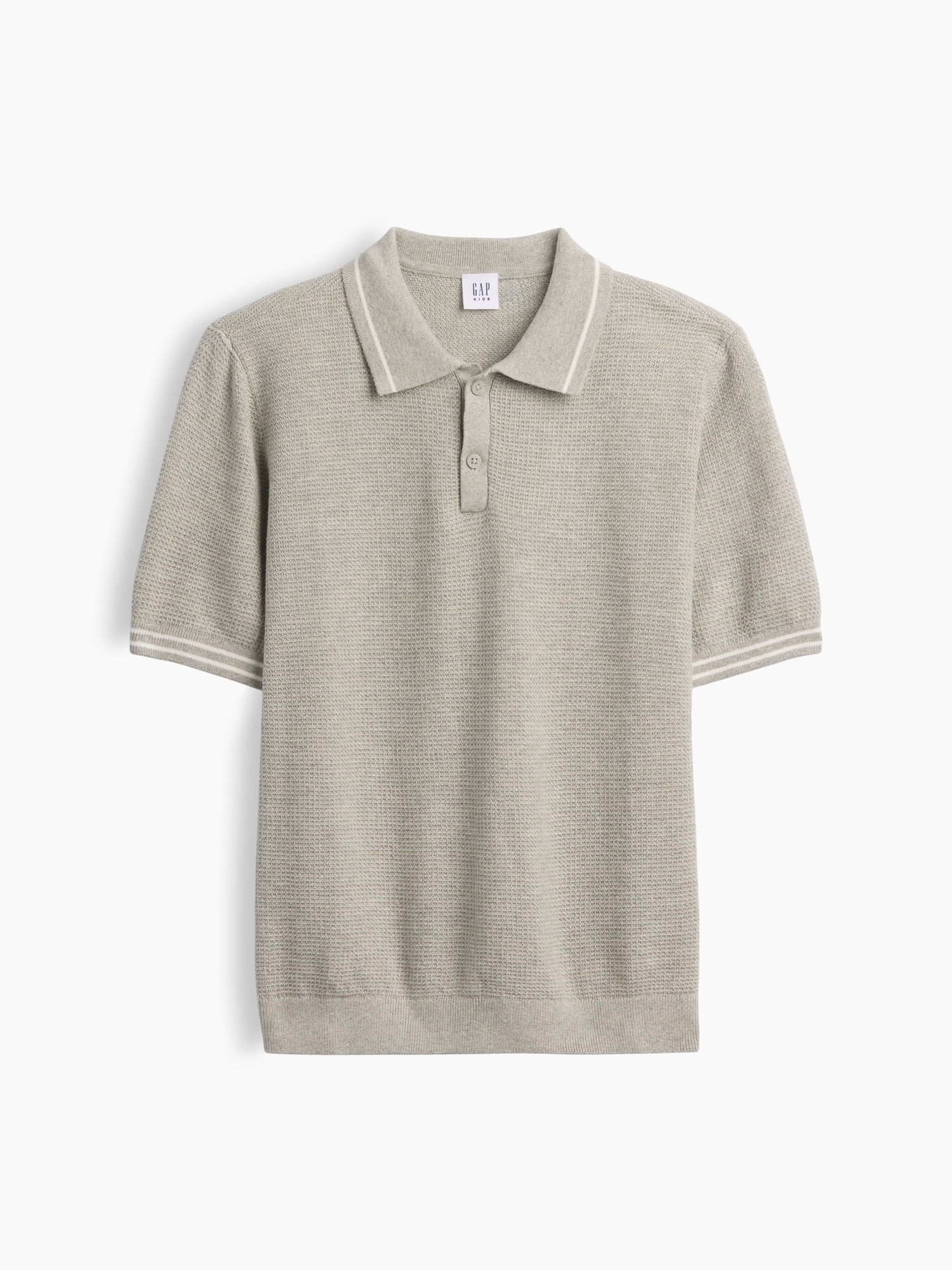 Kids Relaxed Sweater Polo Shirt