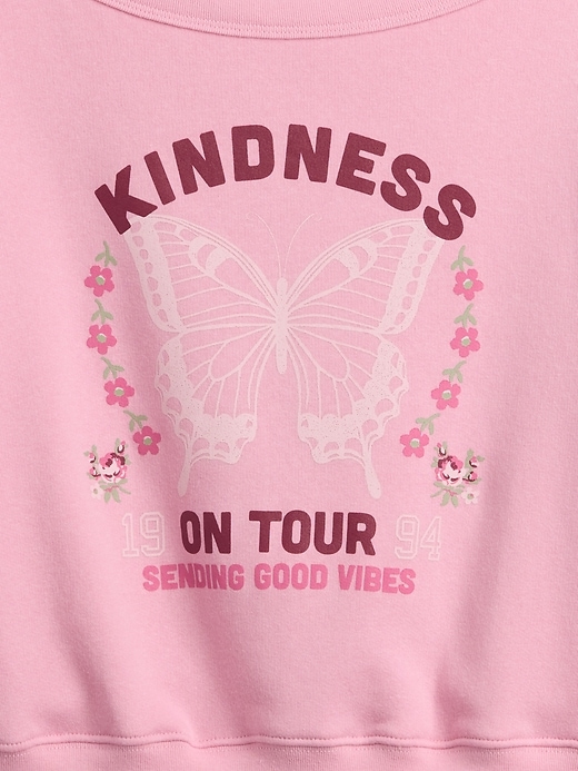 Image number 3 showing, Kids Relaxed Crewneck Graphic Sweatshirt