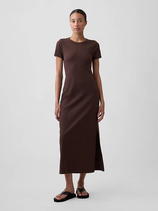Image number 1 showing, Modern Ribbed Maxi Dress