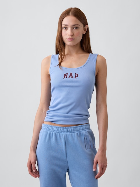 Gap Logo Ribbed Tank Top