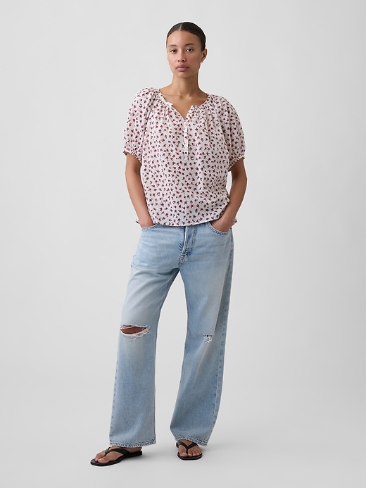 Image number 3 showing, Oversized Puff Sleeve Top
