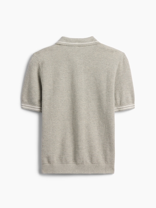 Image number 2 showing, Kids Relaxed Sweater Polo Shirt