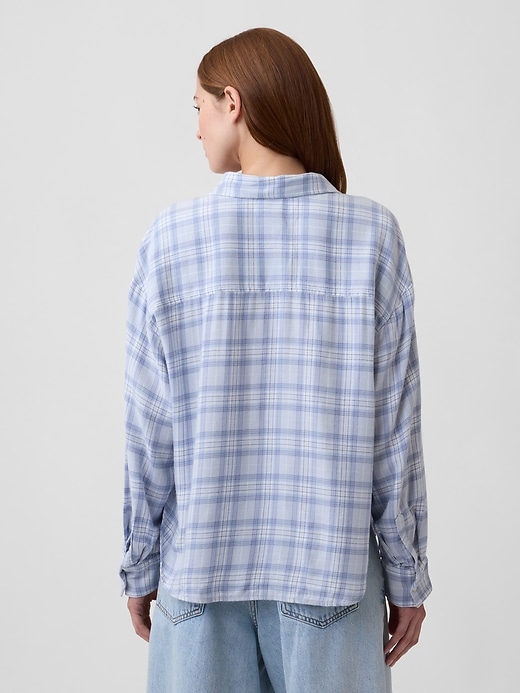 Oversized Shirt in Flannel | Gap Factory
