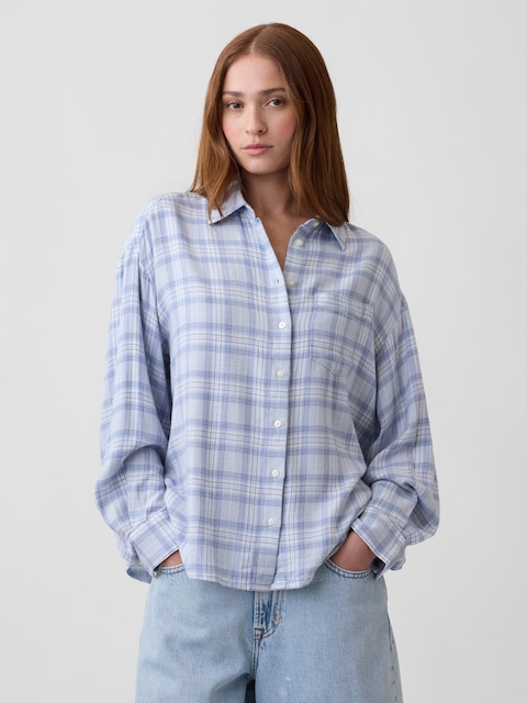 Oversized Shirt in Flannel