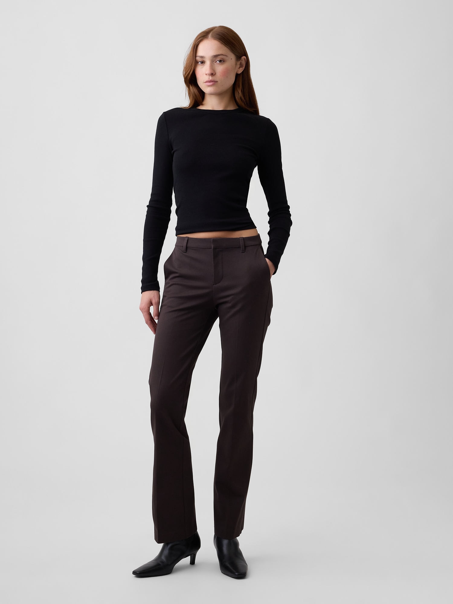 Baby Boot Pants in Bi-Stretch