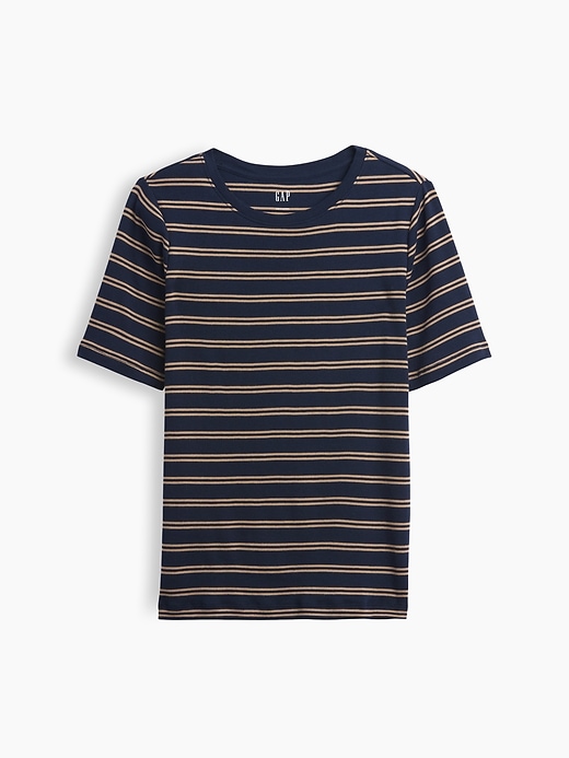 Image number 5 showing, Modern Ribbed Crewneck T-Shirt
