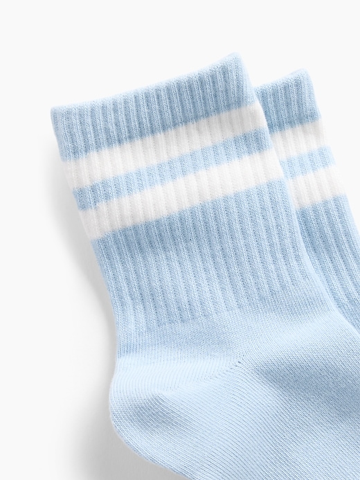 Image number 2 showing, Stripe Crew Socks