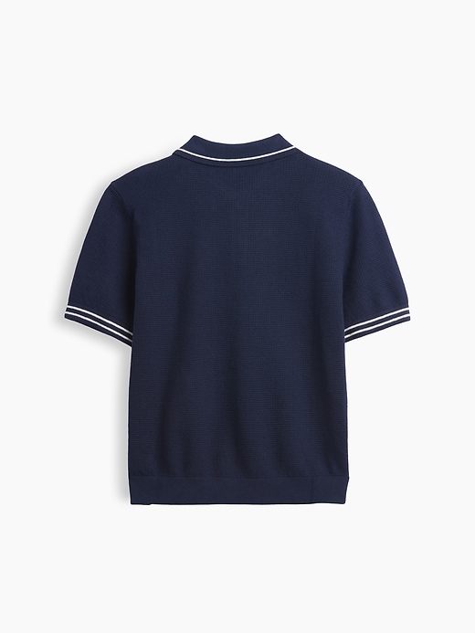 Image number 2 showing, Kids Relaxed Sweater Polo Shirt