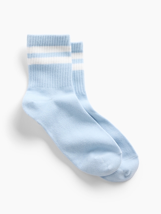 Image number 1 showing, Stripe Crew Socks