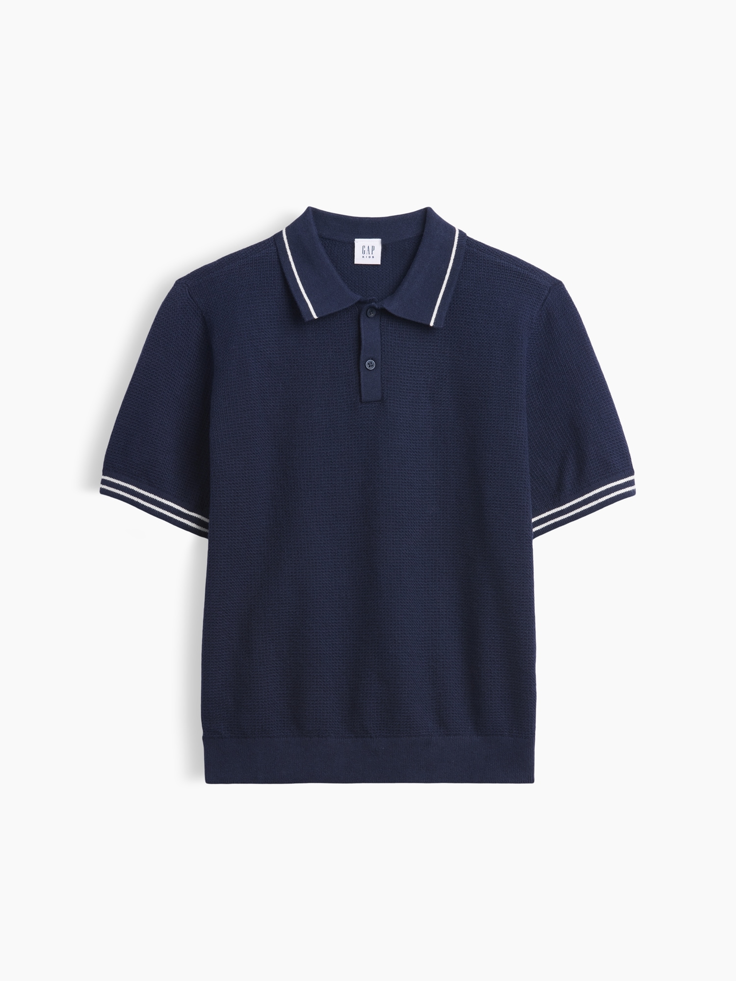 Kids Relaxed Sweater Polo Shirt