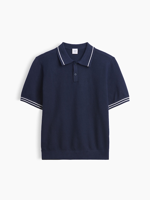 Kids Relaxed Sweater Polo Shirt