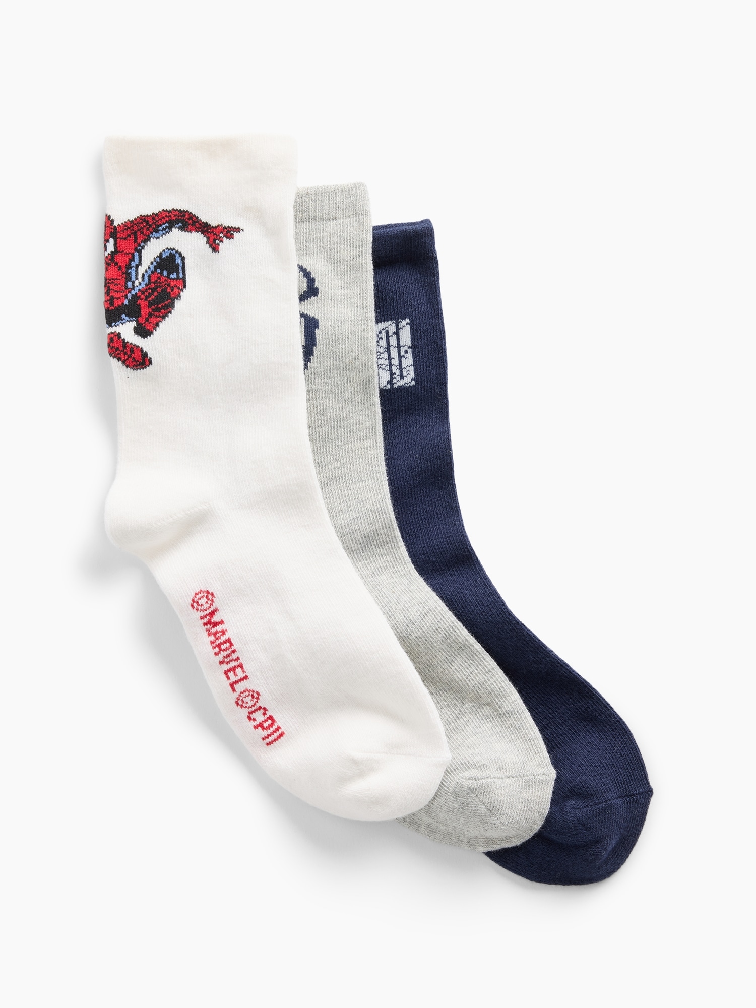 GapKids Marvel Spider-Man Crew Socks (3-Pack)