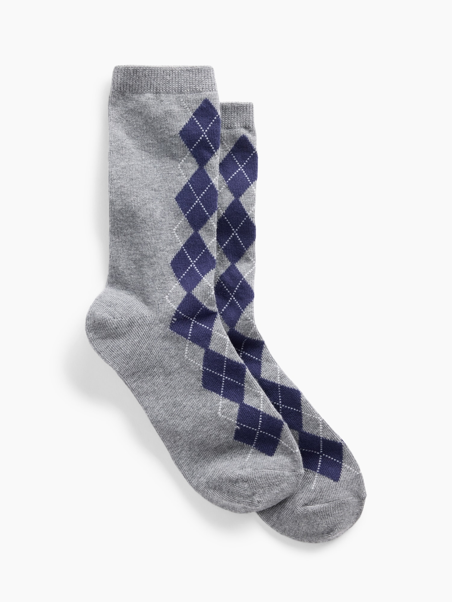 Argyle Crew Socks