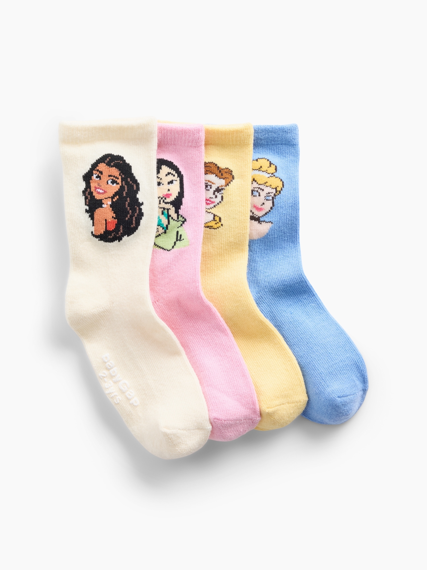 babyGap × Disney Princess Crew Socks (4-Pack)