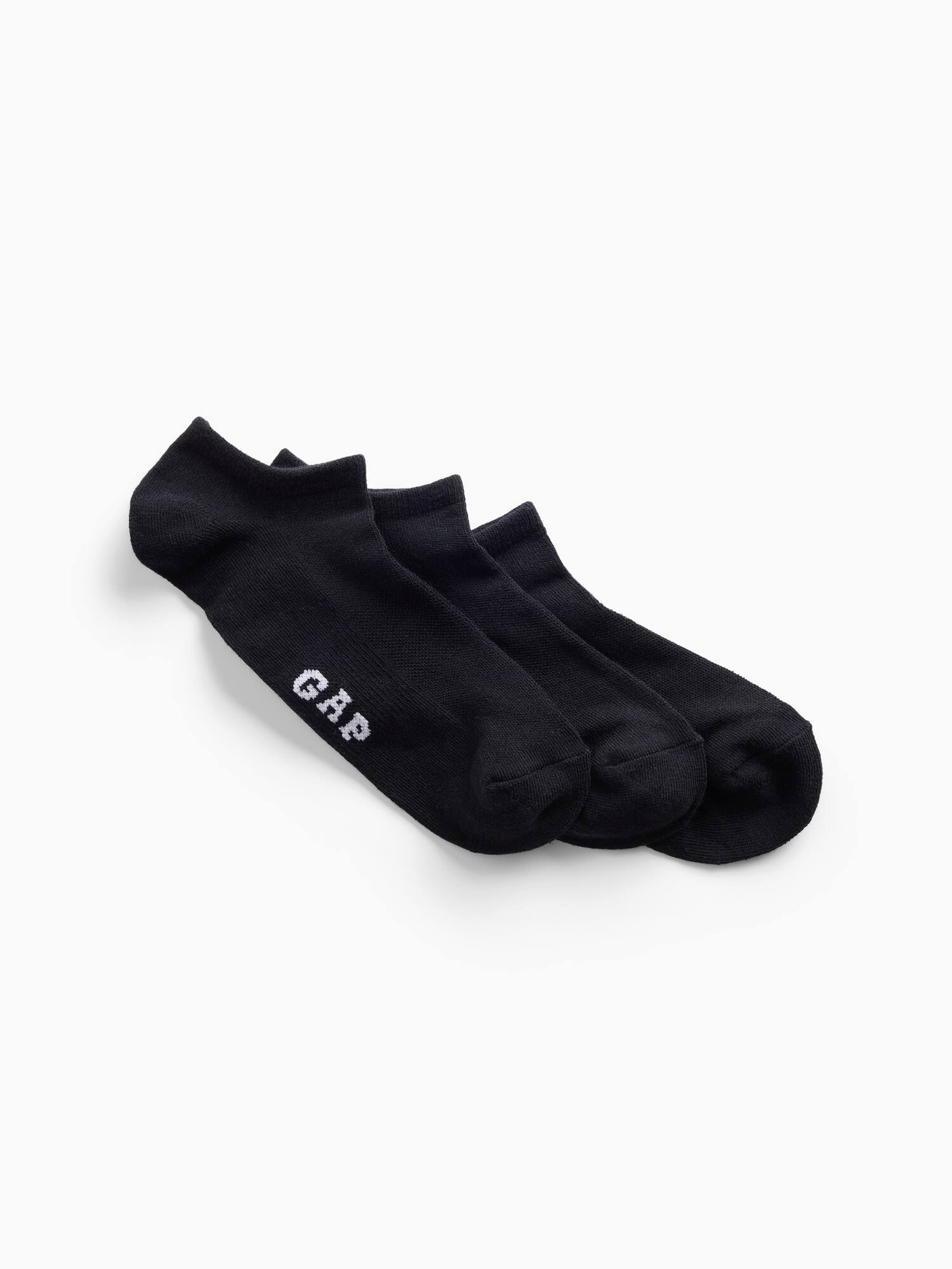 Kids Gap Logo No-Show Socks (3-Pack)