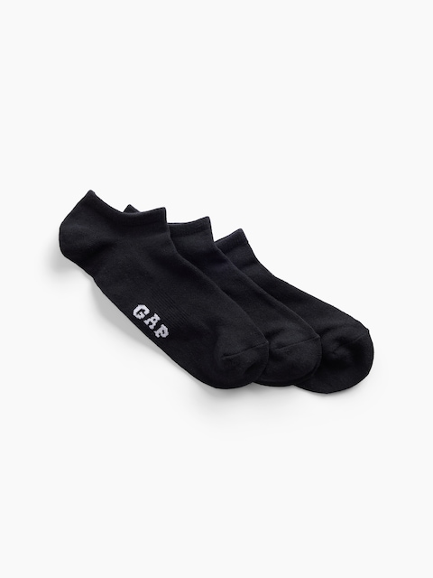 Kids Gap Logo No-Show Socks (3-Pack)
