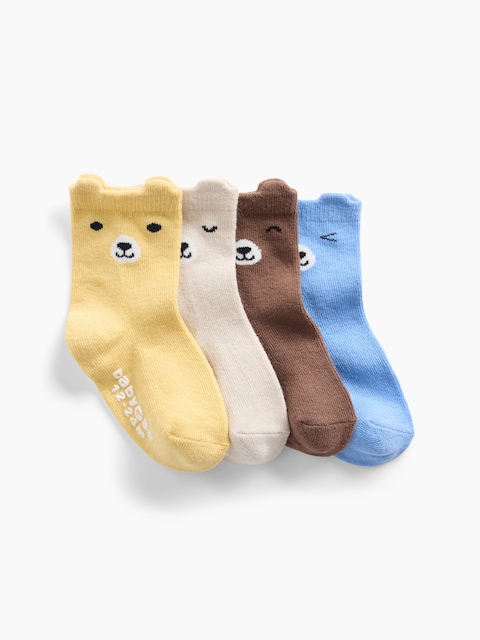 babyGap Critter Crew Socks (4-Pack)