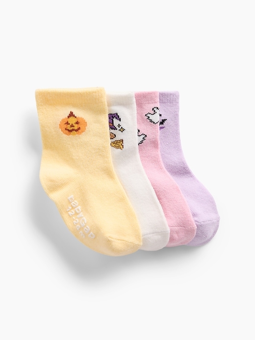 Image number 1 showing, babyGap Halloween Crew Socks (4-Pack)