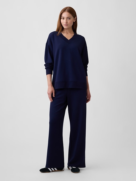 Image number 1 showing, CloudLight Relaxed Wide-Leg Sweatpants