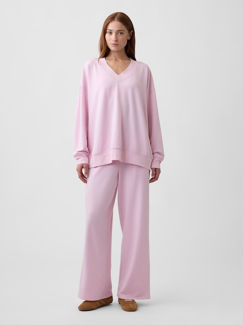 CloudLight Relaxed Wide-Leg Sweatpants