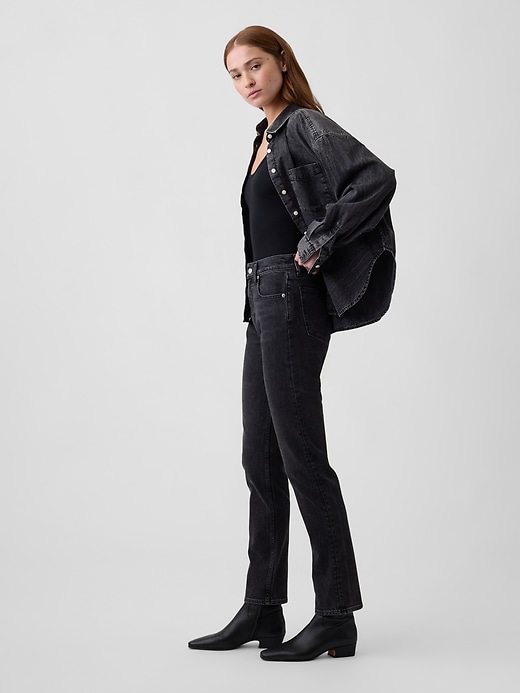 Image number 3 showing, High Rise '90s Slim Straight Jeans