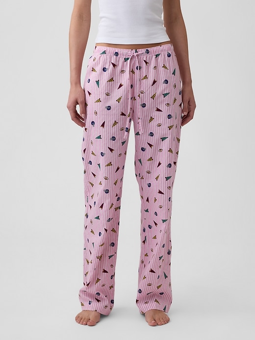 Image number 3 showing, Poplin PJ Pants