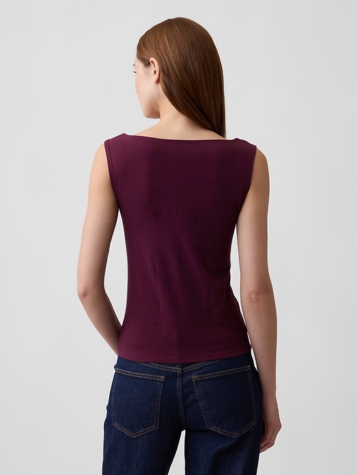 Image number 2 showing, Boatneck Tank Top