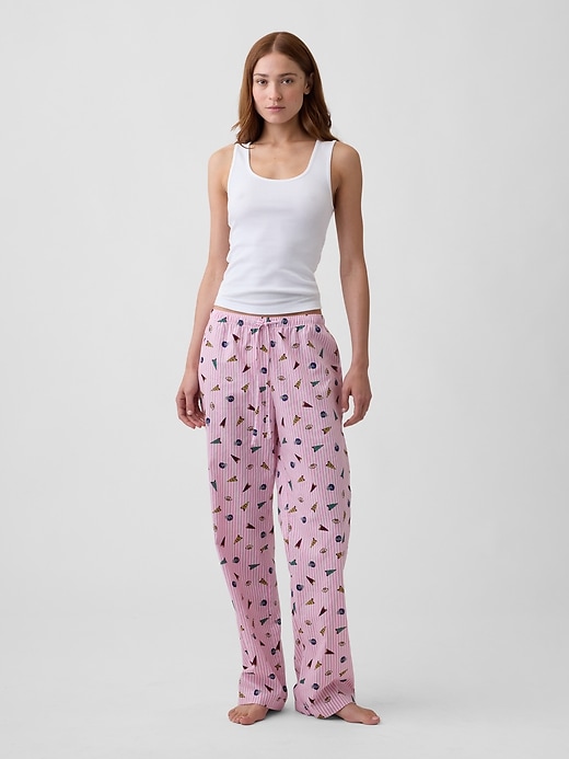Image number 1 showing, Poplin PJ Pants