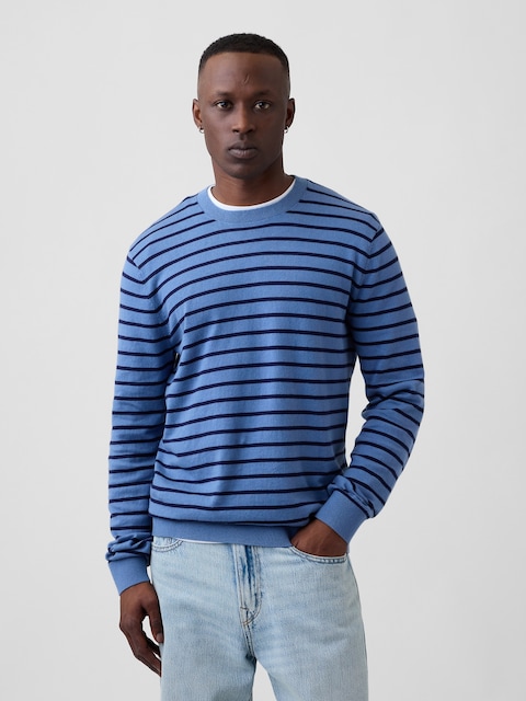 Stripe Crewneck Sweater