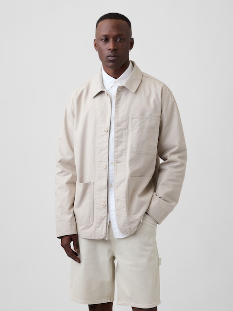 Relaxed Twill Chore Jacket