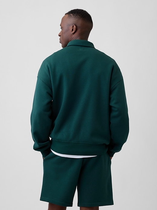 Image number 2 showing, Oversized Gap Logo Quarter-Zip Sweatshirt