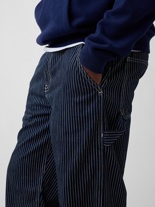 Image number 5 showing, Relaxed Stripe Carpenter Jeans