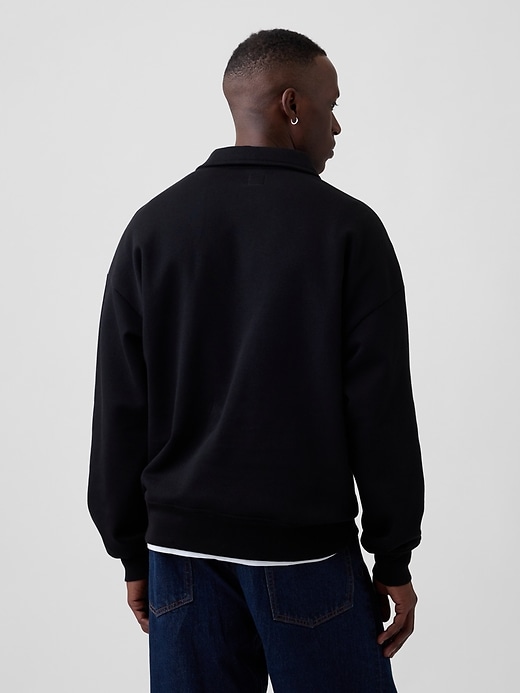 Image number 2 showing, Oversized Gap Logo Quarter-Zip Sweatshirt