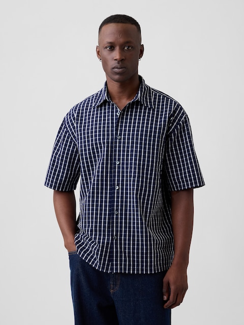 Poplin Shirt in Boxy Fit