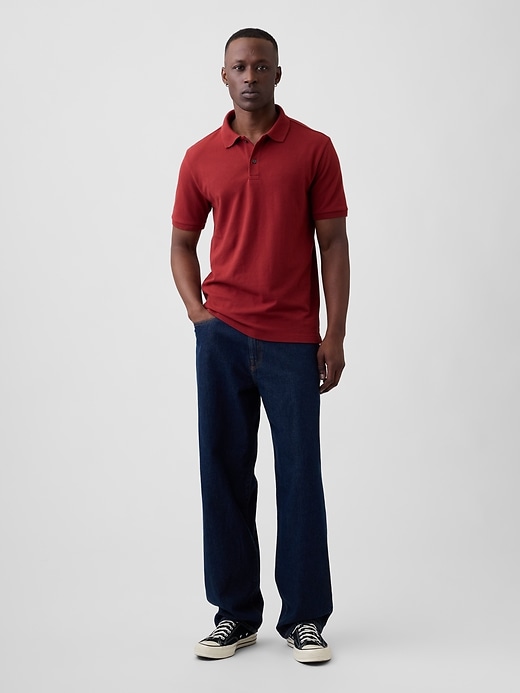 Image number 3 showing, Stretch Pique Polo Shirt