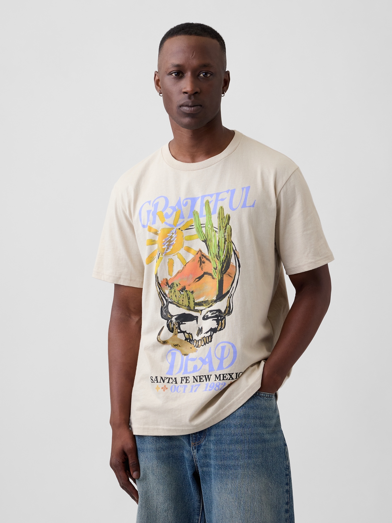 Grateful Dead Everyday Soft Relaxed Graphic T-Shirt