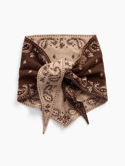 CashSoft Triangle Bandana Scarf