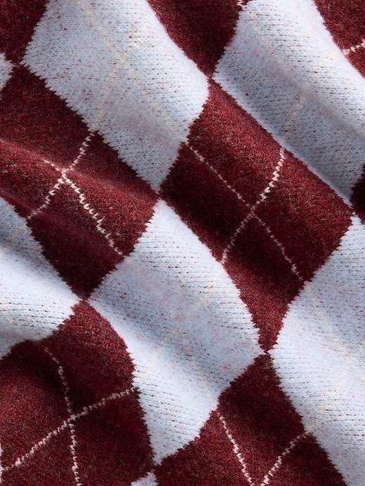 CashSoft Argyle Triangle Scarf | Gap Factory