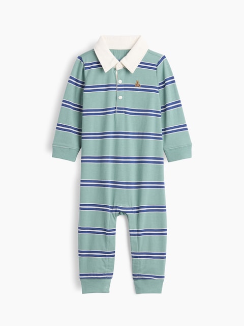 Baby Brannan Bear Rugby Polo One-Piece