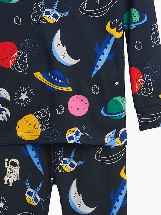 Image number 2 showing, Kids & babyGap Space Print PJ Set
