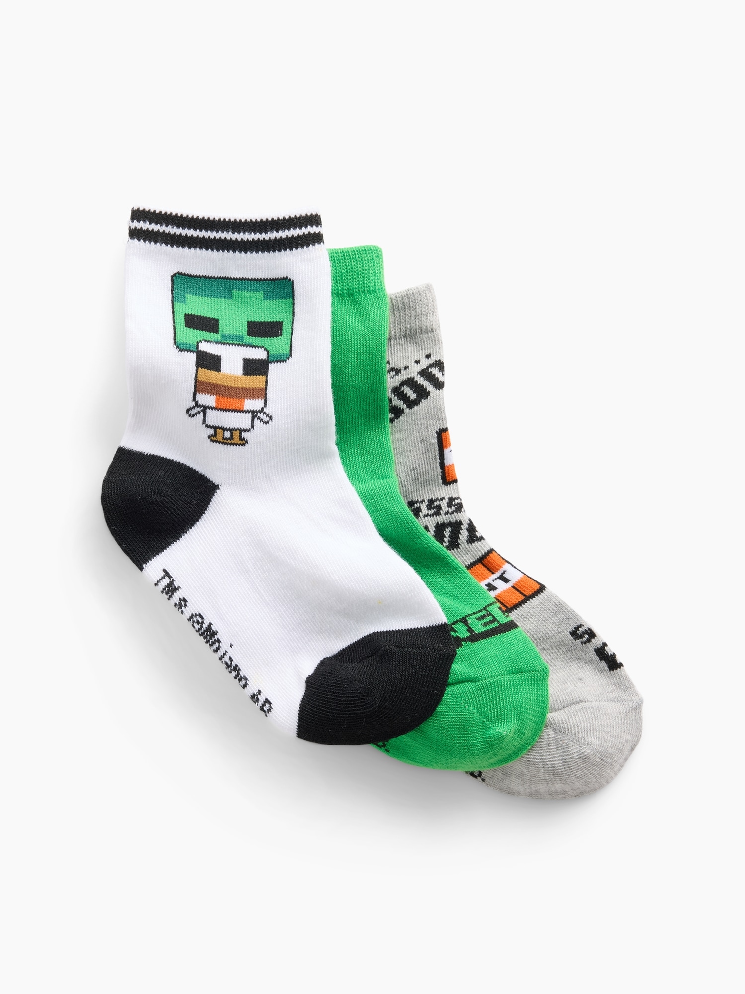 GapKids Minecraft Crew Socks (3-Pack)
