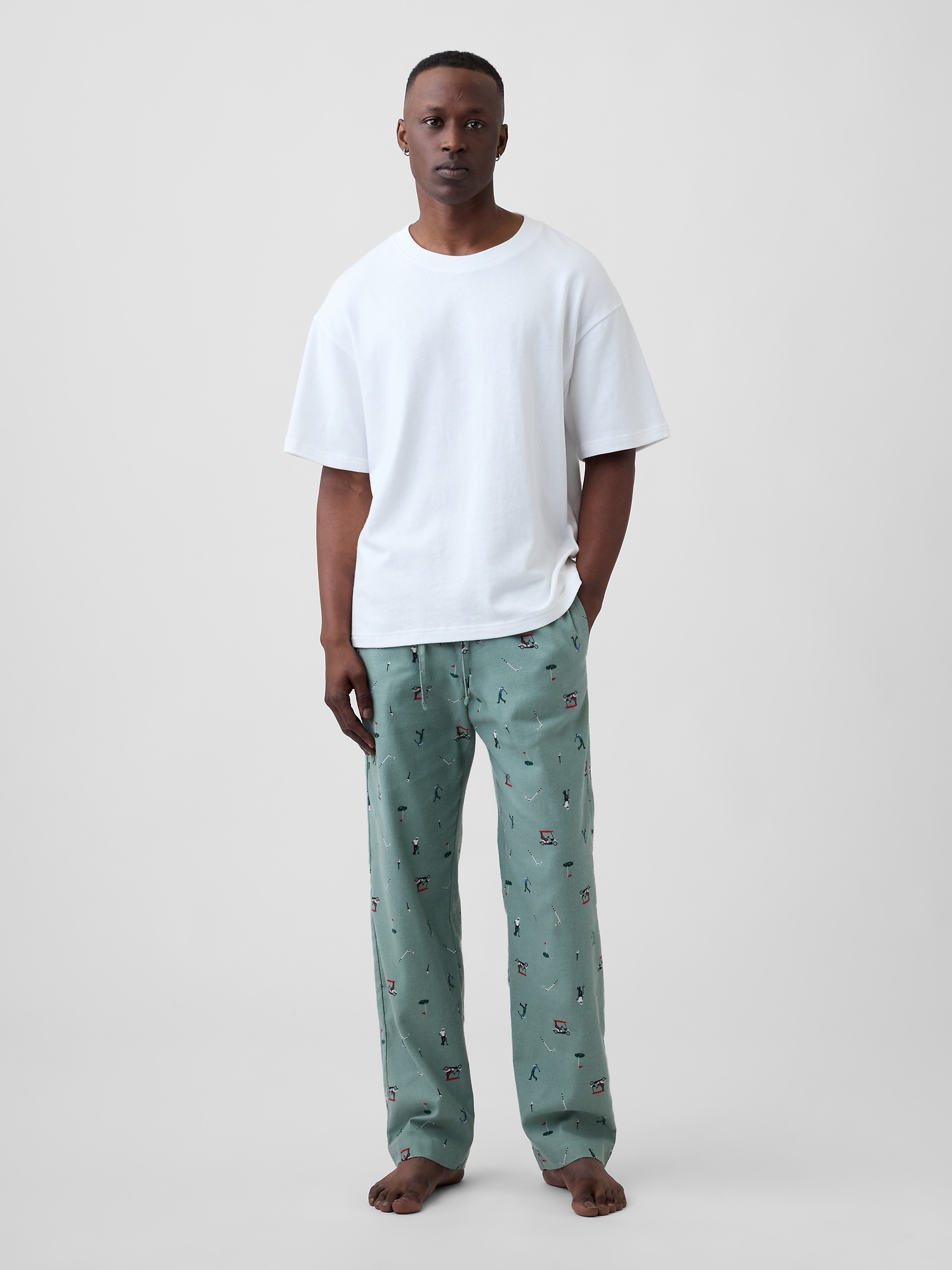 Relaxed Flannel PJ Pants