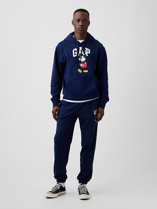 Image number 1 showing, Gap × Disney Mickey Mouse Relaxed Logo Joggers