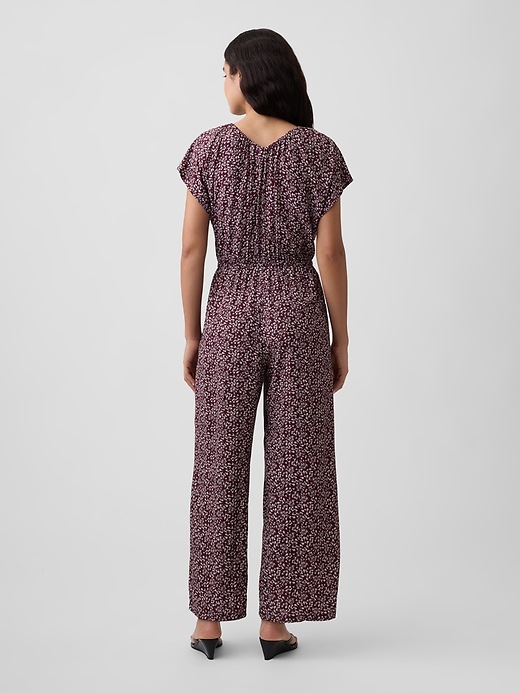 Image number 2 showing, Flutter Sleeve Wide-Leg Jumpsuit